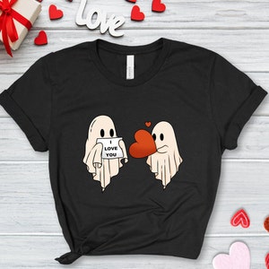 Cute Valentine Love Ghost Unisex Ultra Cotton Tee