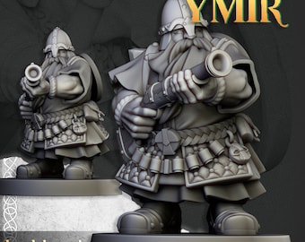 Dwarf Marksman Units - Sons of Ymir by Highlands Miniatures - 3D Print - Fantasy - Mini