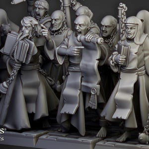 Fanatical Zealots by Highlands Miniatures - 3D Print - Fantasy - RPG