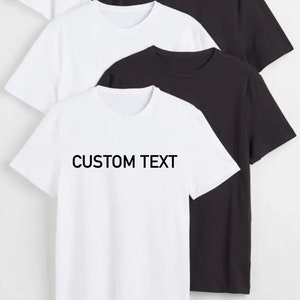 CUSTOMIZED text apparels