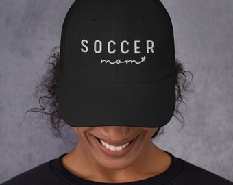 Embroidered Soccer Mom Cap, Soccer Mom Hat, Soccer Mom Ball Cap, Soccer Mom Dad Hat, Cool Mom Hat, Mom Gift, Favorite Hat