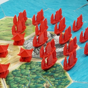 Settlers of Catan: Seafarers | Asian Dynasties | Old Colors | Custom