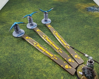 Tabletop Gaming Ruler | 6" Combat Gauge | 1 Pack or 3 Pack