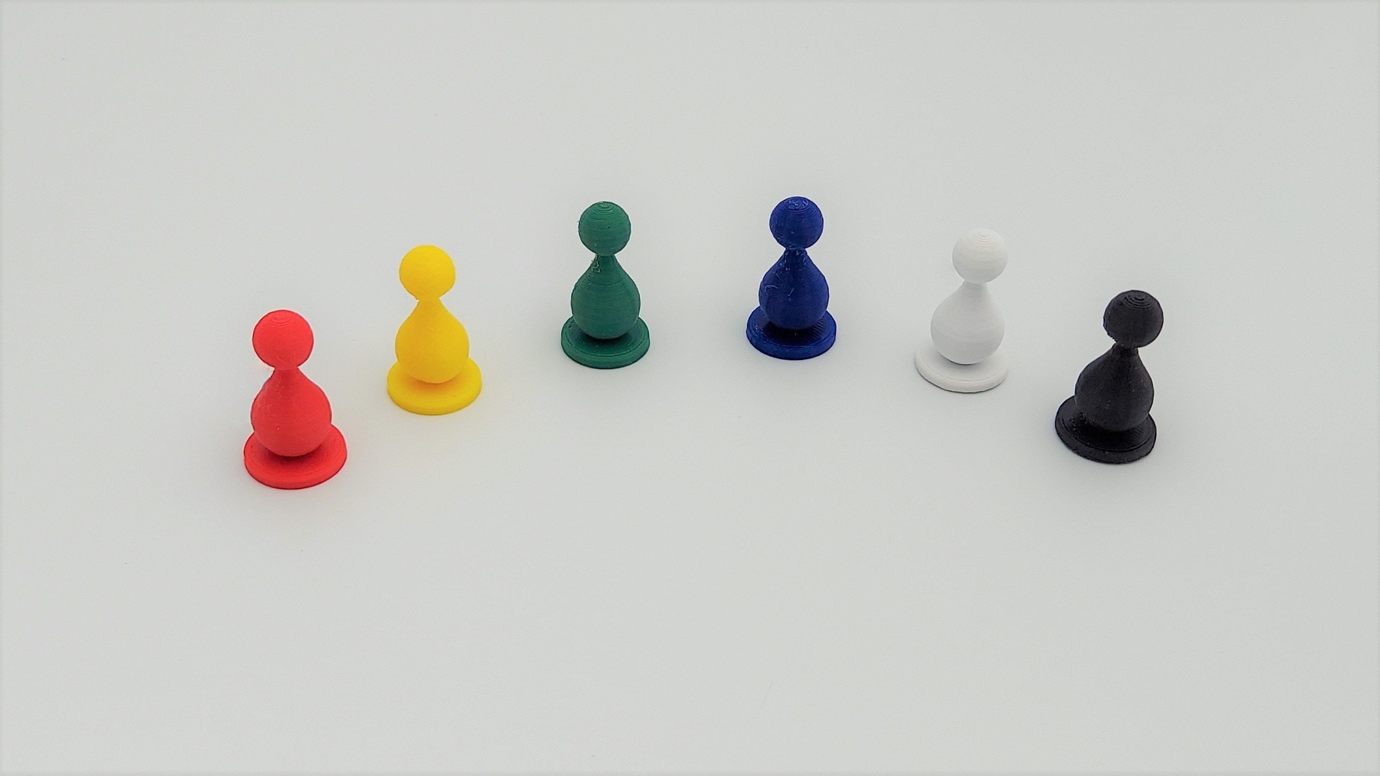  Shappy 32 Pieces Multicolor Plastic Pawn Chess Pieces for Board  Games Pawns Tabletop Markers 1 Inch : Toys & Games
