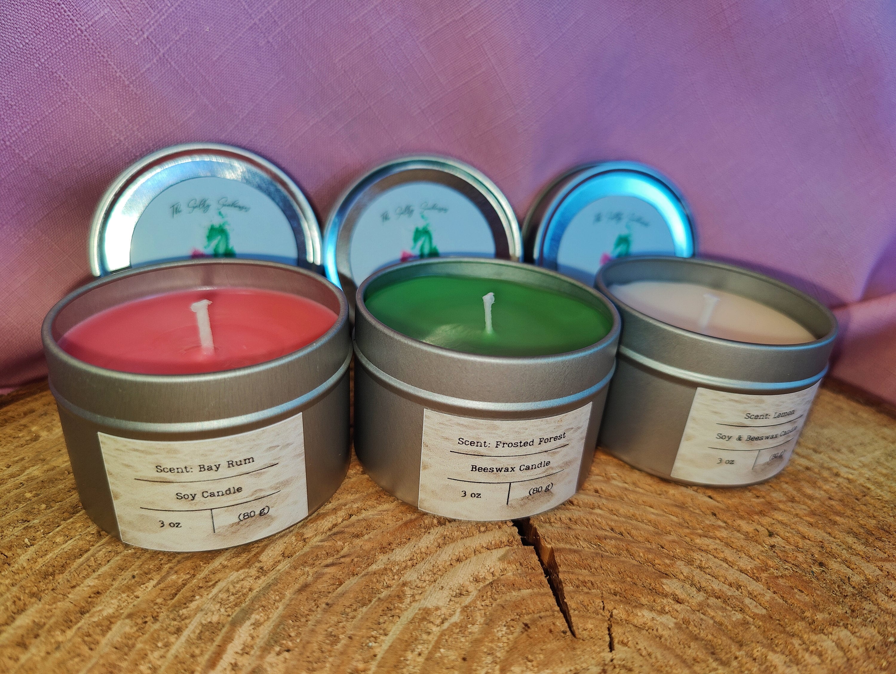 Mini Candle Sample Set 3 Exquisite 3-oz Candles for Blissful Ambiance ...