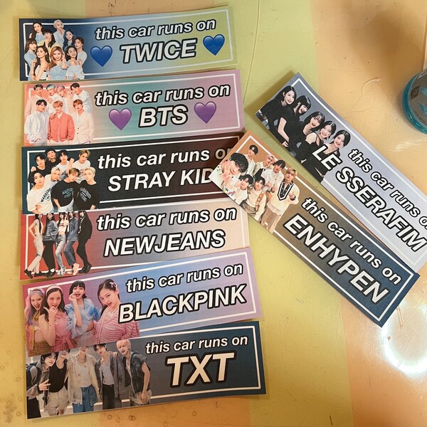 Kpop Car Decal Etsy