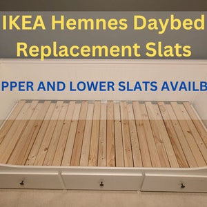 Lattes de rechange pour lit de repos Hemnes Daybed IKEA Lattes de lit Hemnes Lattes de lit de repos Ikea Lattes de remplacement image 1