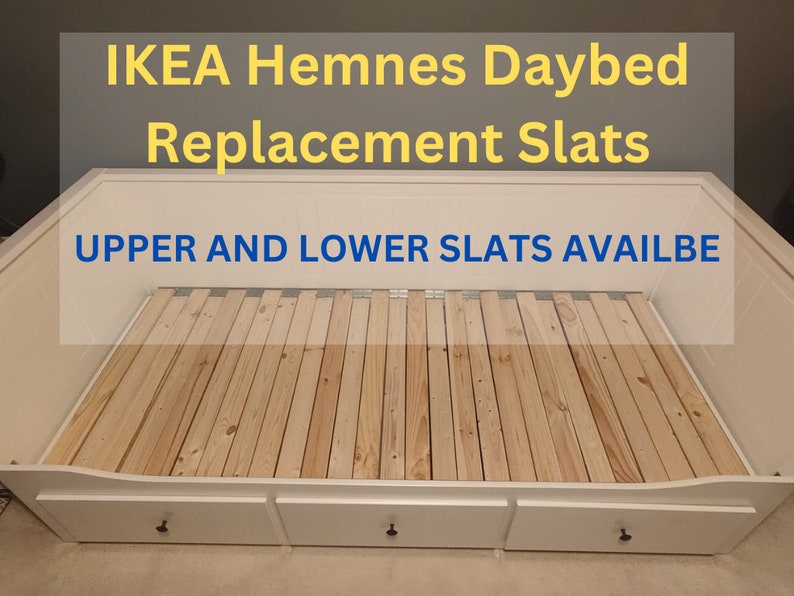 Lattes de rechange pour lit de repos Hemnes Daybed IKEA Lattes de lit Hemnes Lattes de lit de repos Ikea Lattes de remplacement image 1