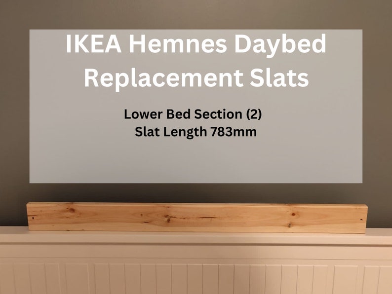 Lattes de rechange pour lit de repos Hemnes Daybed IKEA Lattes de lit Hemnes Lattes de lit de repos Ikea Lattes de remplacement image 3