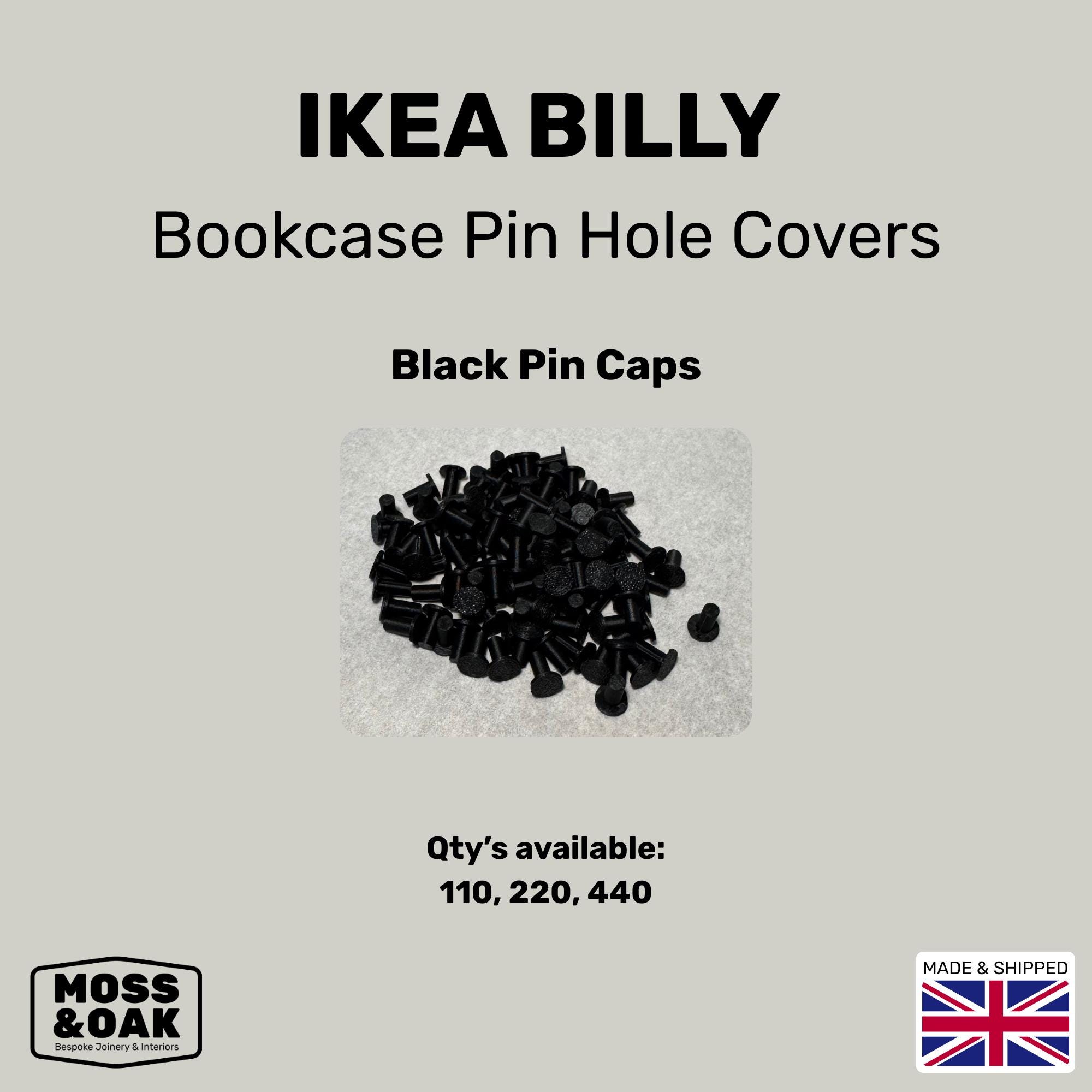 Möbel Abdeckkappen für IKEA Billy & KLEPPSTAD – 3D