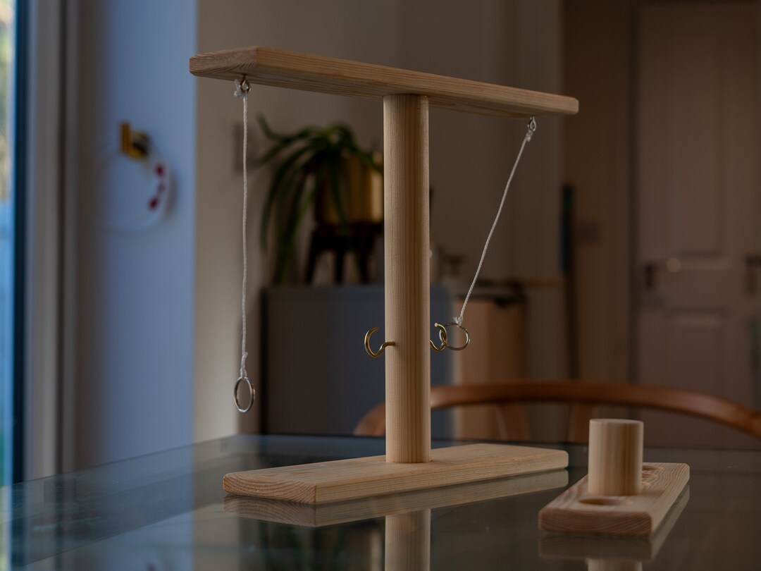 Table Top Ring and Hook Game Ring Toss Game Ring Toss Drinking Game BBQ