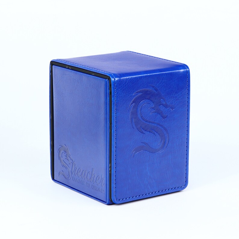 Royal Blue Premium 100 Card Deck Box Etsy