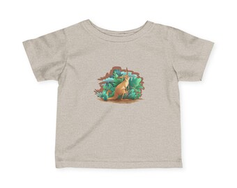 Känguru mamma och baby spädbarnströja, djurmotiv