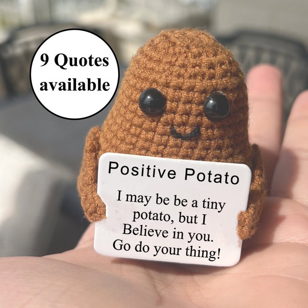 Positive Potato Crochet Pattern Etsy Australia