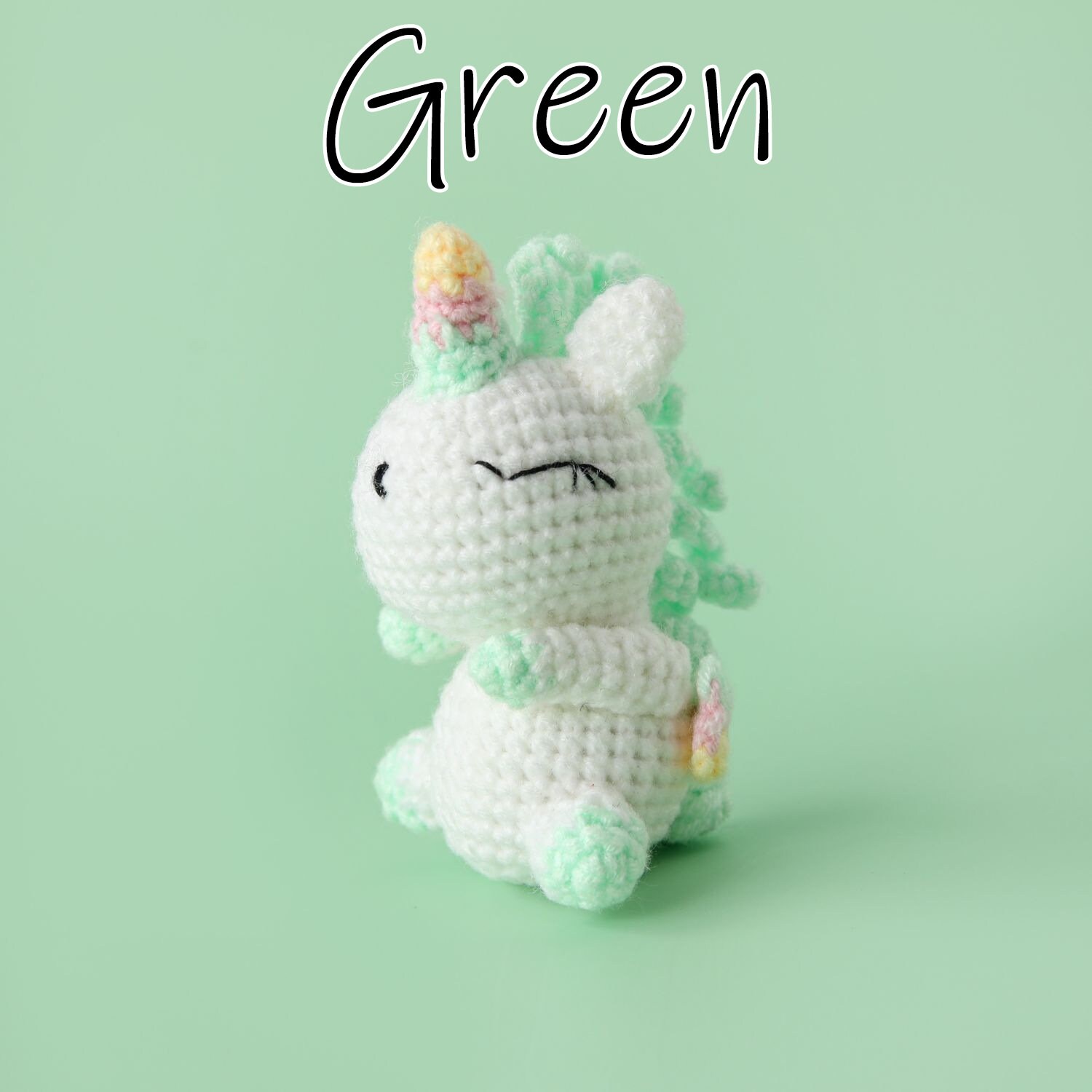 TWPER Crochet Unicorn Desk Decor – Positive Emotional Support Gift For Women & Teens