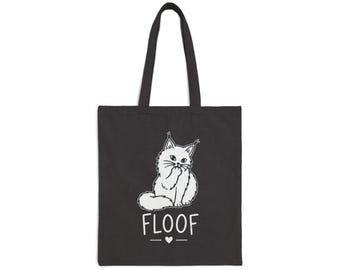 Maine Coon Floof tote bag | I  Maine Coons canvas tote