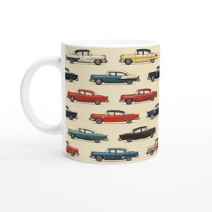 Vintage Cars Mug - Fathers Day gift - Perfect Gift for Car Lovers