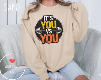 Lifting Sweatshirt - Unisex Gym Crewneck, Gym Motivation Shirt, Workout Gifts, Weightlifting Lover Jumper