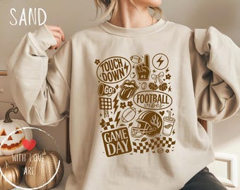 Spieltag Shirt, Spieltag Vibes, Fußballshirt, Damen Fußballshirt, Damen Fußball-T-Shirt, Sonntag Fußballshirt, Erntedank-Shirt