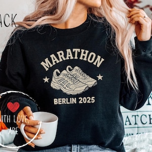 Marathon Custom Sweatshirt - Giftful Marathon Crewneck, Running Gift, Running Shirt, Personalized Capital City Marathon Vibes, Marathon Run