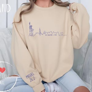 Bluza New York City 26.2 Run – prezent dla biegacza z Nowego Jorku, minimalistyczna koszulka na dzień wyścigów w Nowym Jorku, prezent dla biegacza, prezent na maraton