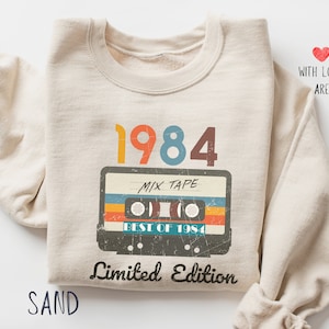 1984 Limited Edition Birthday Sweater, 1984 Celebration Gift, 41st birthday gift, vintage 1984 gift, retro 1984 birthday, 41 years old gift