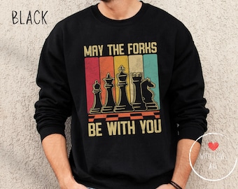 Retro Chess Sweatshirt – Funny Chess Player Gift