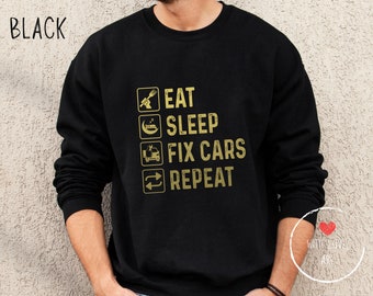 Auto mechanic Sweatshirt - Car Mechanic Shirt, Mechanic Sweatshirt, Auto Mechanic Sweater. Car Shop Pullover,  Garage Shirt