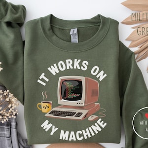 Developer&#39;s Code Sweatshirt, Programmer Gift, Computer Science, Tech Geek Gift, Software Engineer Shirt, Funny Code Programmer IT T-shirt
