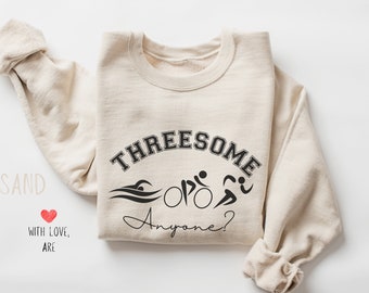 面白いトライアスロンスウェットシャツ、アスリートトライアスロンTシャツ、スイムバイクラン、トライアスロンギフト、トライアスリートへのギフト、トライアスロンパパへのギフト