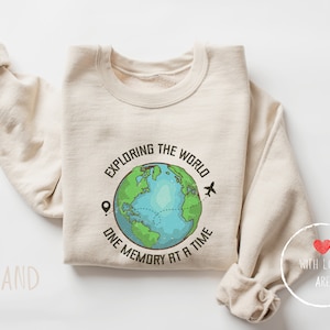 Airplane Mode Travel Sweatshirt, Vacay Vibes Crewneck Sand