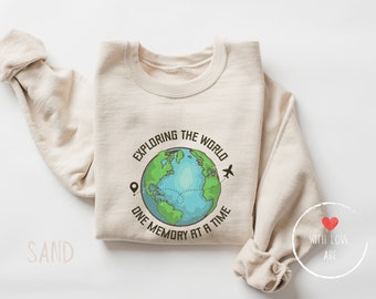 Airplane Mode Travel Sweatshirt, Vacay Vibes Crewneck