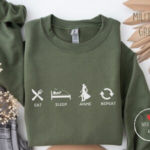 Anime Lover Sweatshirt, Hoodie gift for her, Anime Shirt, Anime Gift, Gift for Him