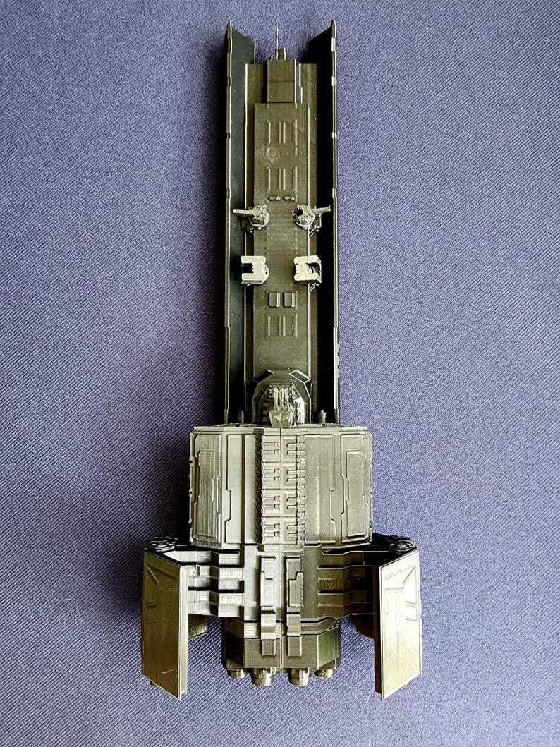 Helldivers 2 Super Destroyer Ship Model Hand Painted or 3D Print Only