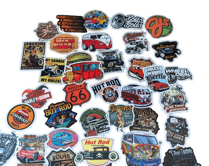 Cars Sticker Pack (lots of Different Variations) - Etsy