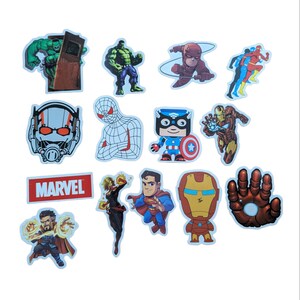 Superhero Fun Sticker pack (lots of different variations)