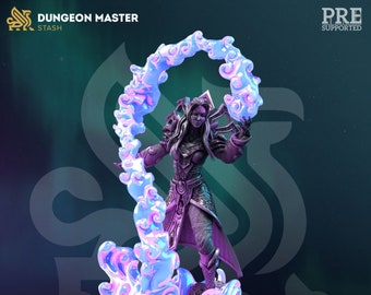 Irivyl The Blind Sorceress  - 8-12K printed - DM Stash