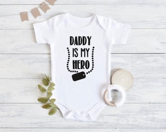 Onesie | Bodysuit | Military Onesie | Military Baby | Military Homecoming | Deployment Homecoming | Army Onesie | Navy Onesie | Marine Corps