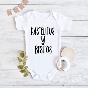 Strampelanzug | Body | Hispanisches Erbe | Hispanic Strampelanzug | Spanglish Strampelanzug | Hispanic Baby | Pastelitos und Besitos | Spanisches Baby | Sorpresa