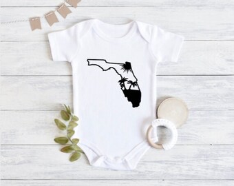 Florida State | Onesie | Florida Native | Homeland Tee | Florida Born | Florida Home | Made in Florida | State Onesie | Southern Baby