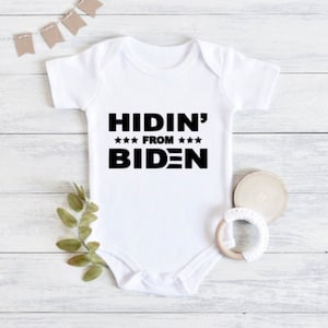 Onesie | Made in the USA | I Cry Almost as Much as Liberals | Desantis 2024 | Republican Onesie | Hidin from Biden | Raised Right | Patriot