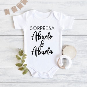 Sorpresa | Onesie | Bodysuit | Sorpresa Baby Onesie | Spanish Pregnancy Reveal | Pregnancy Announcement | Spanish Baby Reveal | Surprise