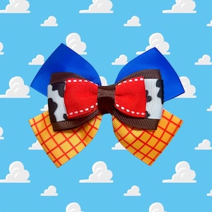 Toy Story Disney inspiriert Haarschleife | Woody Haarschleife | Jessie Haarschleife | Bo Peep Haarschleife | Buzz Haarschleife | Alien Haarschleife |