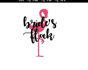 花嫁の群れ | SVG | 花嫁のスクワッド | 花嫁のベイブス | 花嫁のベイブス SVG | 花嫁の群れシャツ | 花嫁の群れタンクトップ | フラミンゴ バチェロレット