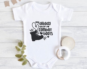 Onesie | Bodysuit | Military Onesie | Military Baby | Military Homecoming | Deployment Homecoming | Army Onesie | Navy Onesie | Marine Corps