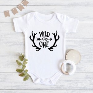 Bodysuit | Wild One Birthday Boy | Wild One Birthday | First Birthday Outfit | First Birthday Boy | Wild and One Shirt | One Year Old Boy