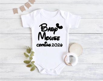 Onesie | Disney Onesie | Baby Mouse | Disney Baby Clothes | Mickey Mouse Onesie | Disney Baby | Disney Pregnancy Announcement | Baby