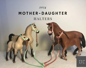 Mother Daughter Model Horse Halters