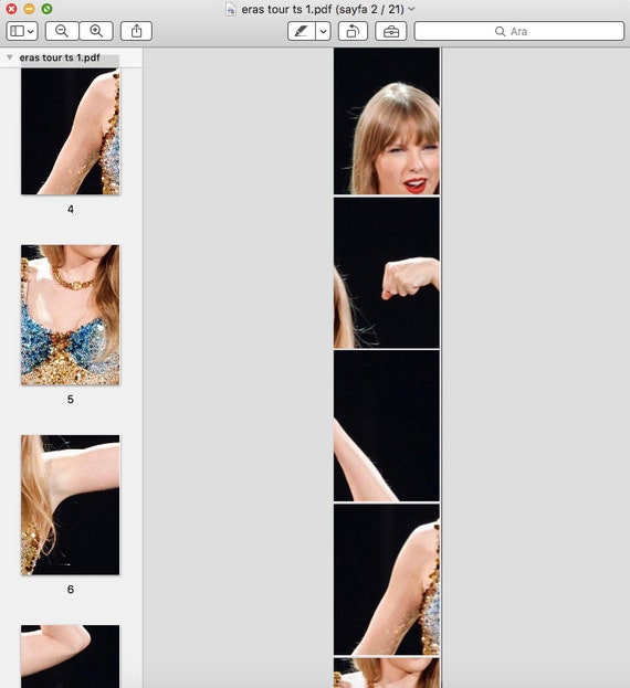 Eras Tour Taylor Swift PRINTABLE Life Size Cut Out Cardboard