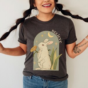 Year of the Rabbit Shirt Bunny Cottagecore Tshirt Indie T Shirt ...